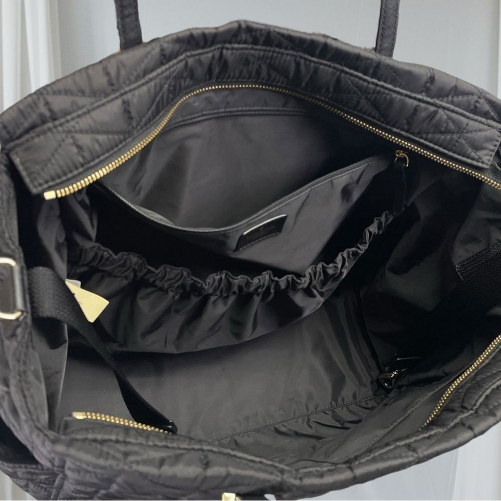 Kate Spade Baby Diaper Bag Wilson Road Kaylie Maxi Shoulder bag. Black quilted - Picture 9 of 16